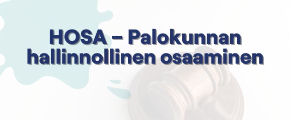 palokuntien hallinnollinen osaaminen